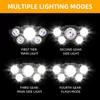 LED Highlights USB Headlights 5 LED Beads Large-capacity Battery Headlights Outdoor Work Lights
