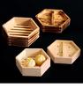 Wooden Hexagonal Steamer Chinese Dim Sum Steamed Grid Multi-size Heat Resistant Household Pastry Steamer Kitchen Cookware Tool