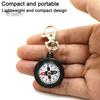 Portable Keychain Compass Outdoor Hiking Survival Compass Compact Handheld Compass with Keyring Camping Tool