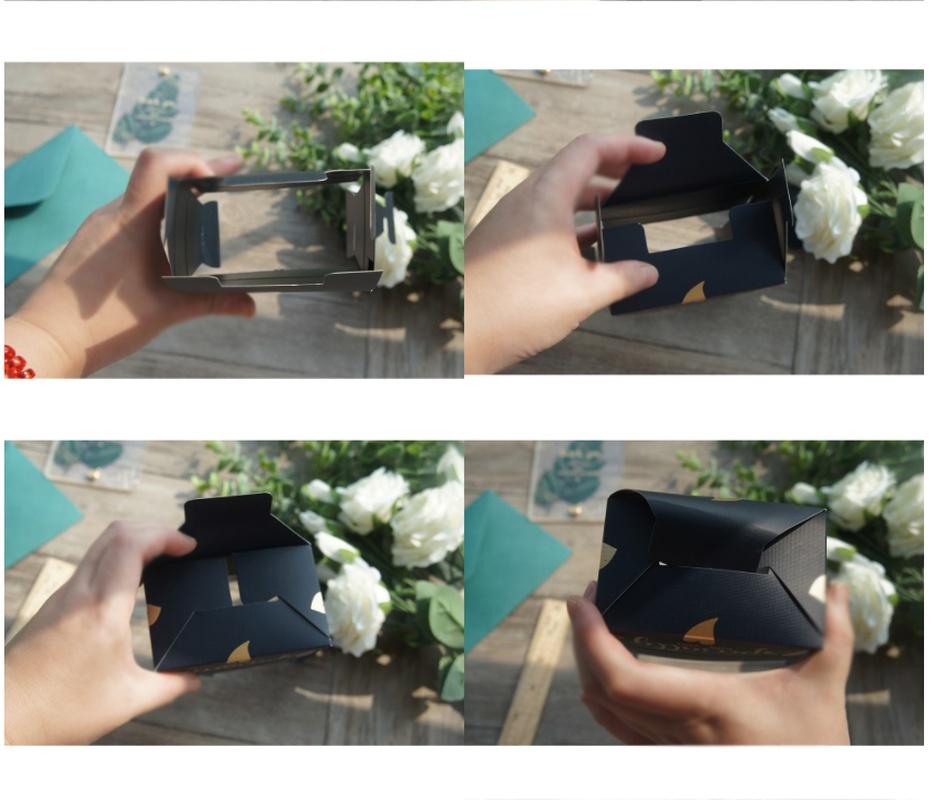 10 шт., бумажная коробка с бантом в виде мыла, печенья, конфет, маленькая подарочная упаковка, рождественские свадебные сувениры, подарки, Декора