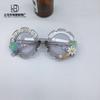 Fashion Children'S Sunglasses Diy Trend Sunscreen Uv Protection Baby Concave Cute Flower Sunglasses