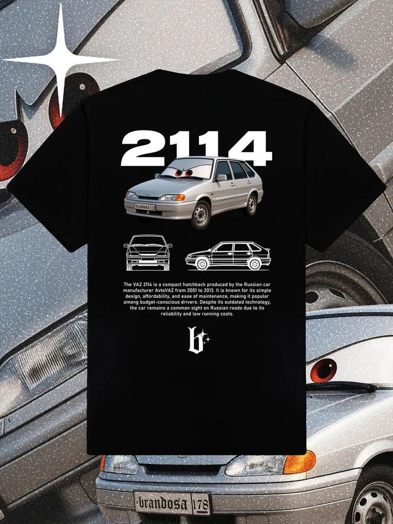 Графическая футболка 2114