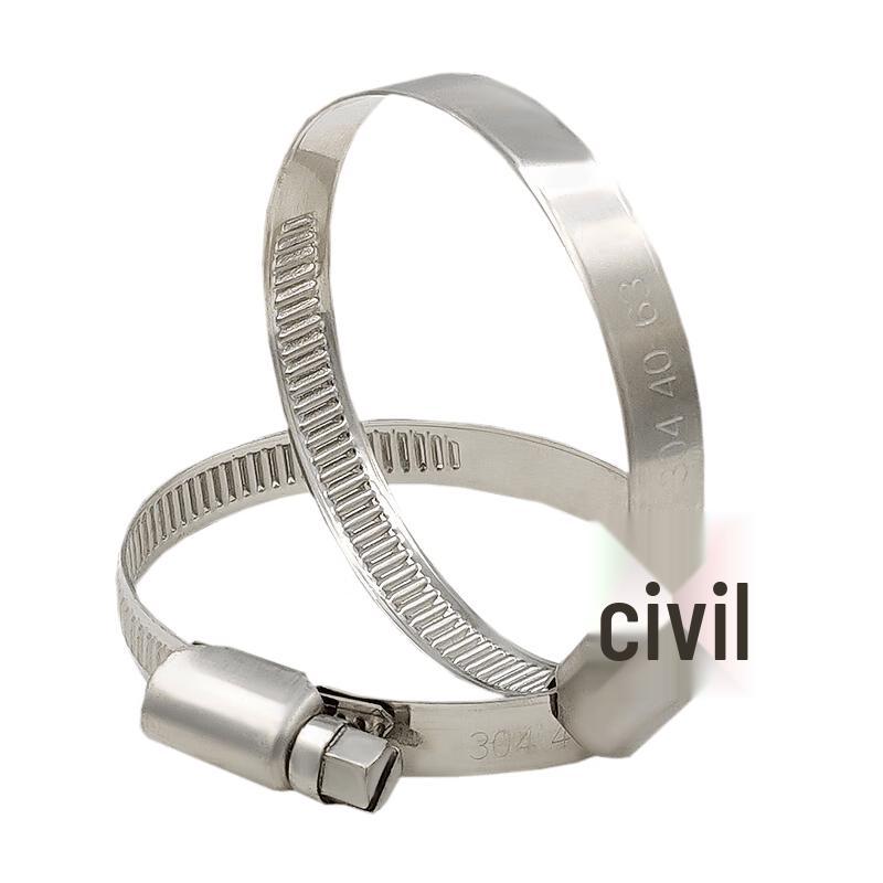 Haistick HK-514 304 Stainless Steel German Hose Clamps