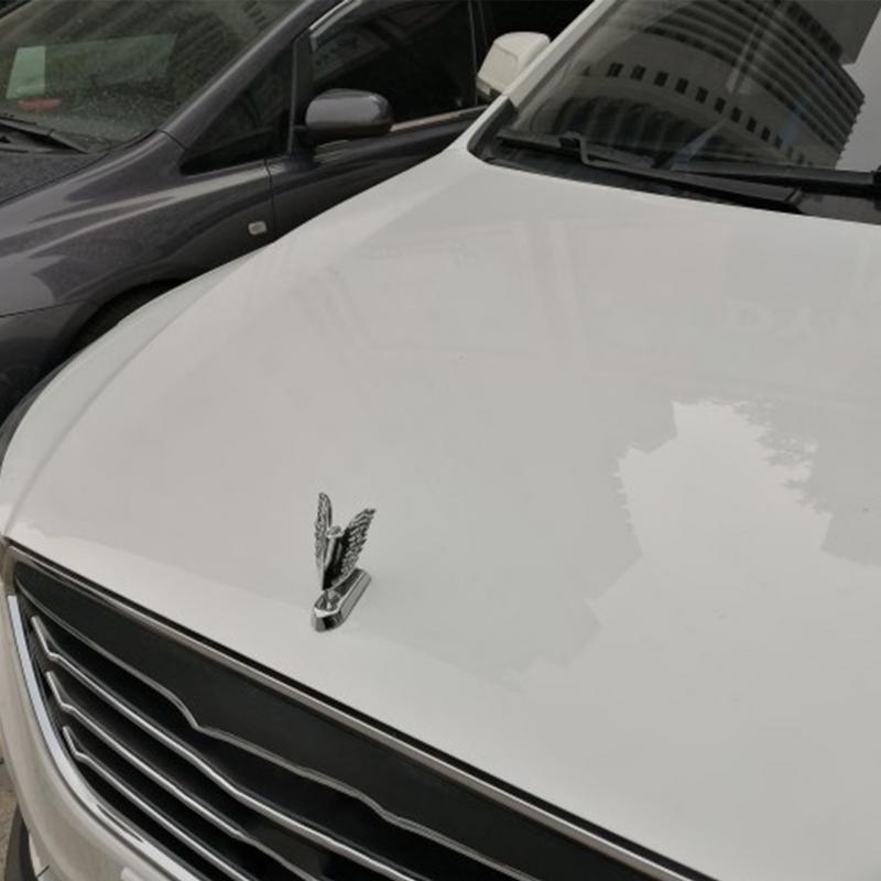 Hood Ornament Wings Angel Wings Metal Car Front Bonnet Stand 3D Car Modification Accessories For All Types Of Cars Bonnet Motorc