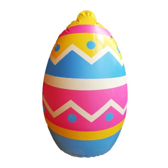 16" надувные пасхальные яйца украшения большие красочные ПВХ яйца украшения для двора газон сад весенняя вечеринка в помещении и на открытом воздухе декор