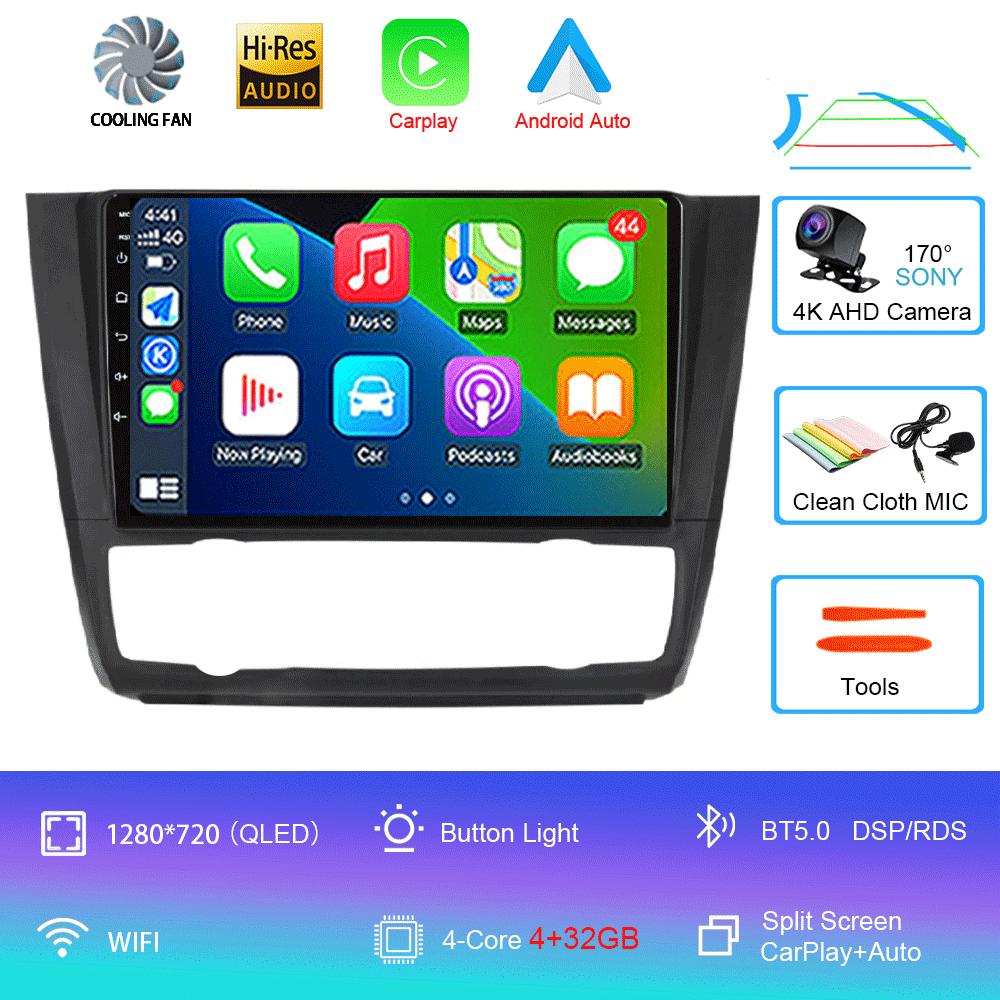 Android 12 For BMW Serie 1 Serie 1 E88 E82 E81 E87 2004-2012 Multimedia Navigation GPS Video Autoradio Player Car Stereo Carplay