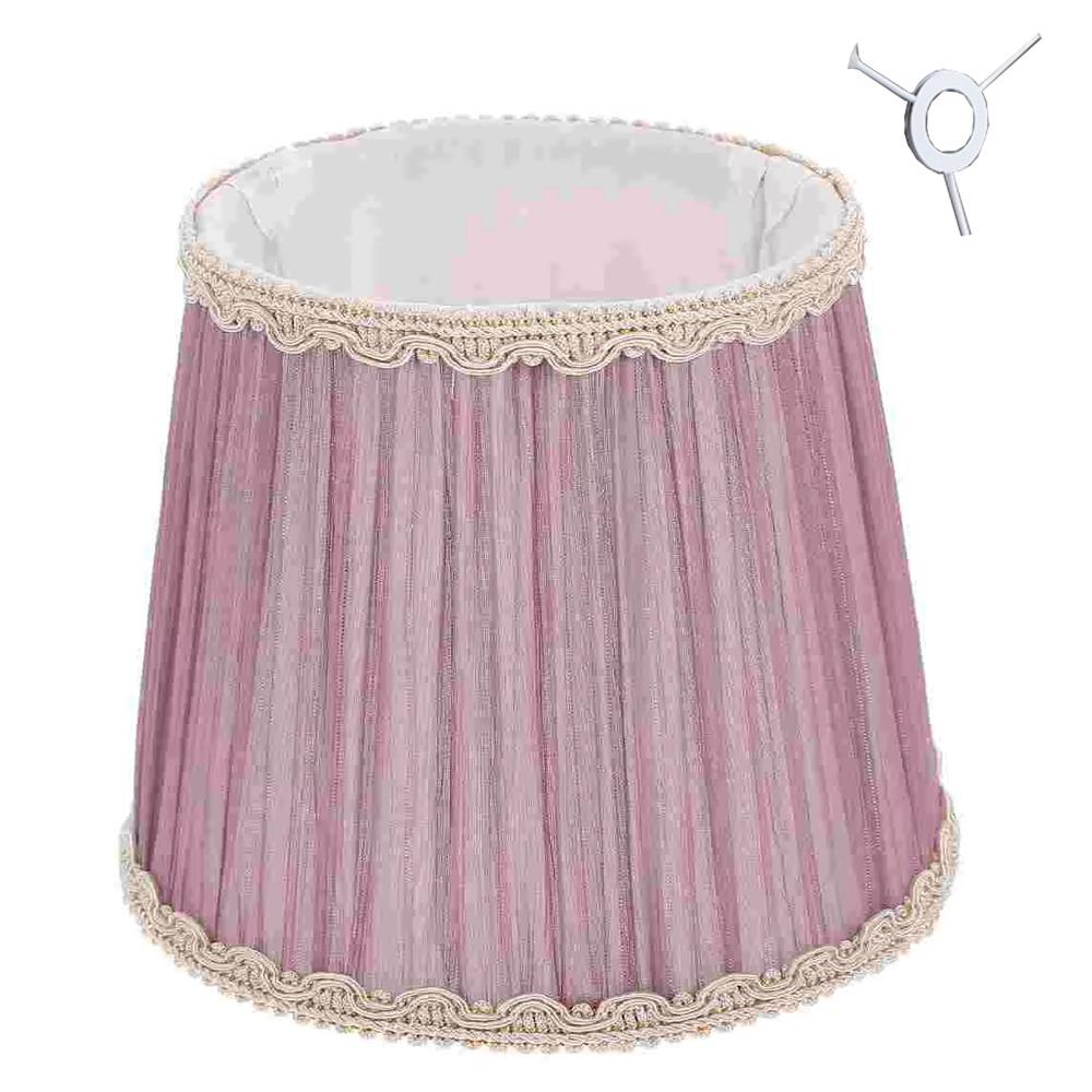 Wear‑resistant Table Lamp Cover Clip on/Meson Type Chandelier Lampshade Cloth Lamp Shade Bedroom