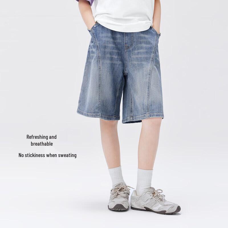 Girl's Washed Soft Denim Capri Pants