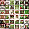 Christmas Pillowcase Grinch Pillowcase Green Pillowcase Linen Material