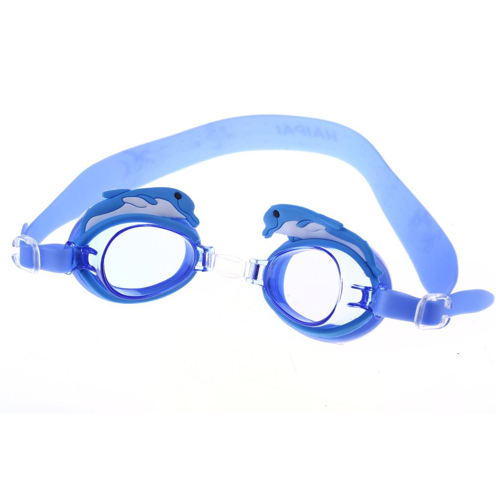 Children Waterproof Dolphin Swimming Goggles Cartoon Glasses Anti-fog Swimming Accessories