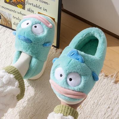 Женские зимние домашние тапочки с бархатной подкладкой - мягкая подошва, плотный хлопок, с каблуками (2024)