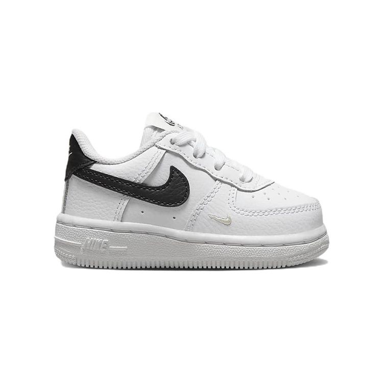 Nike Force 1 Low SE TD 40th Anniversary — белые черные детские кроссовки FJ2888-100