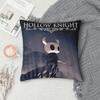 Hollow Knight Смешные Игры Наволочки Мерч Печатная Наволочка Подушки Домашний Декор Молния Разный Размер