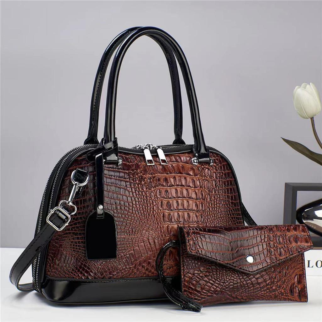 Women Tote Bag Fashion Large Capacity Leather Shoulder Bag Retro Women‘s Crossbody Bag Casual Portable Ladies Designer Handbag