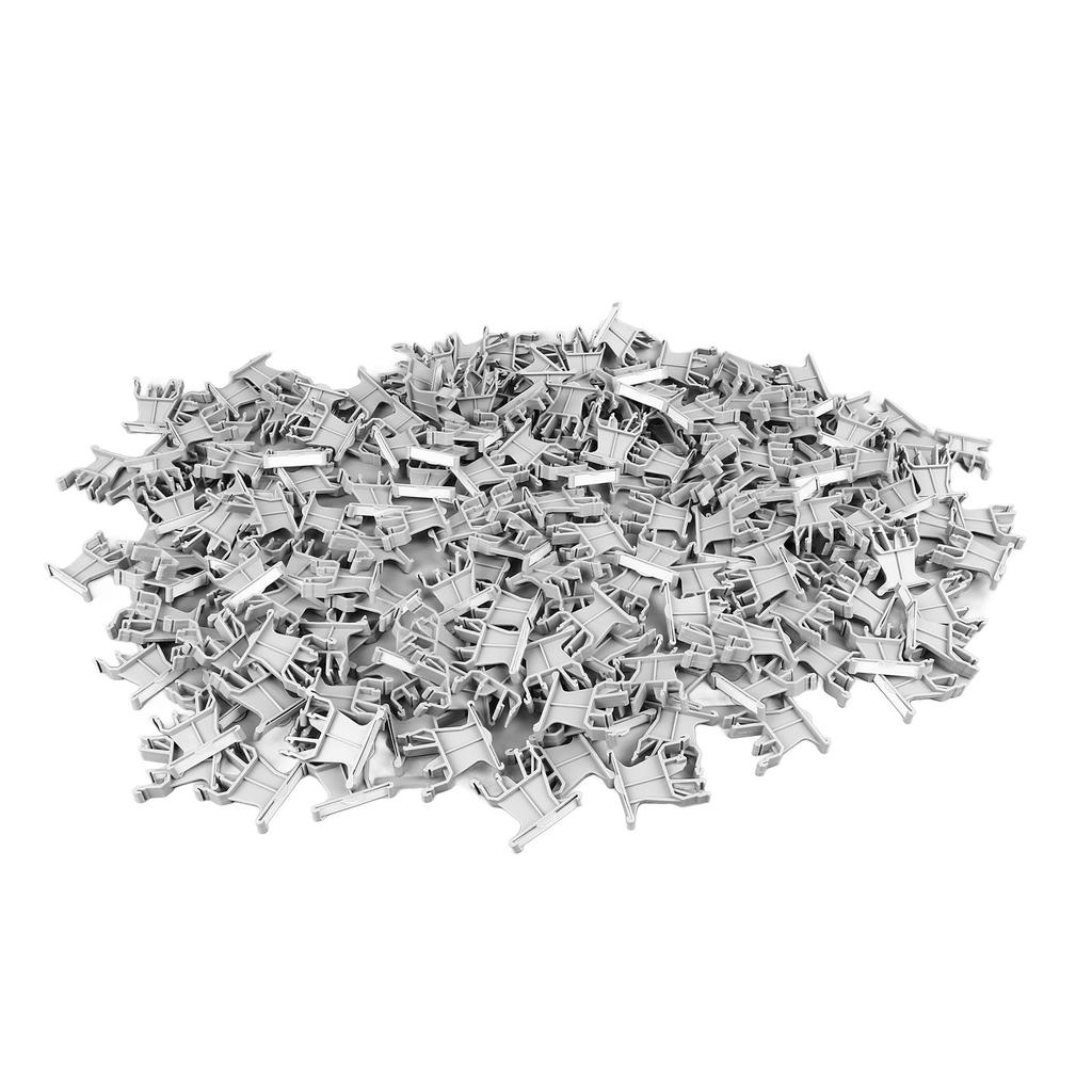 100pcs Terminal Marker Carrier 35mm DIN Rail Installation Universal UK B1 Marking Label for Wiring