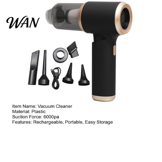 Handheld Vacuum Cleaner with 6000Pa Suction Cordless Car Home Dustbuster Blowing & 2-in-1 Multi-Function Blower Device for Pet Hair Tight Spaces Dust