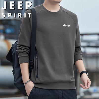 Мужская свободная повседневная толстовка JEEP SPIRIT с круглым вырезом