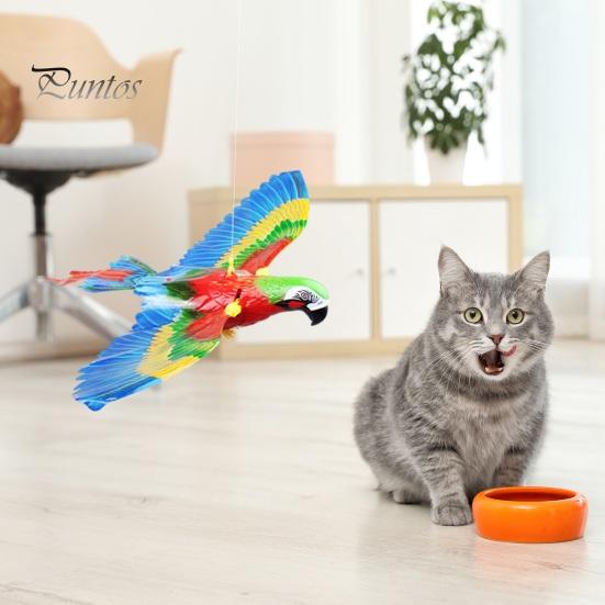 Электрическая игрушка для кошек «Летающий орел», интерактивная симуляция, игрушка для птиц, автоматическая движущаяся подвесная игрушка для кошек «Орел», товары для домашних кошек