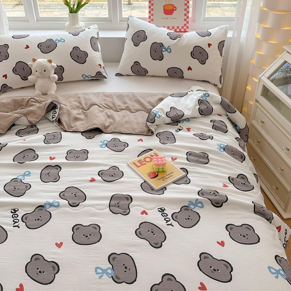 Собака Тюльпан Медведь Кролик Клубника Фруктовый узор Принт Воздушное одеяло Кондиционер