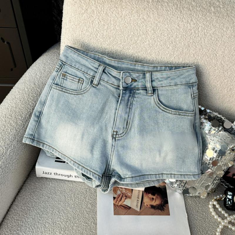 3D Bow Female's Denim Shorts High Waisted Solid Color Slim Fashion Half Pants Summer Hot Girl Sexy Clothing