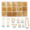 1260Pcs/Box Metal Lobster Clasps Jump Ring Chain Fitting Material Set For DIY Accessories Bracelets Necklaces Jewelry Making
