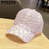 Women's Hat Korean Style Spring and Summer Daisy Embroidered Baseball Cap Lace Breathable Sunshade Duck Tongue Mesh Hat