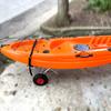 80KG Loading Capacity Foldable Kayak Trolley Energy-saving Two-wheeled Carrier Cart for Kayak Canoe