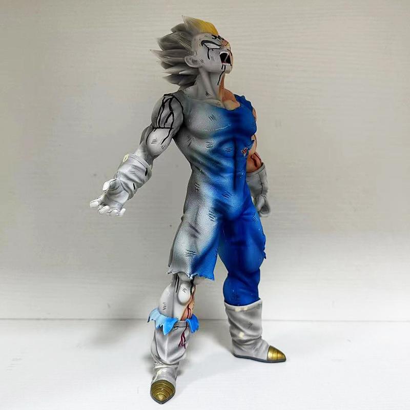 GK Dragon Battle Damage Majin Vegeta Фигурка ПВХ Bejita Коллекция Модель Аниме Самоуничтожение Vegeta Фигурки Игрушки