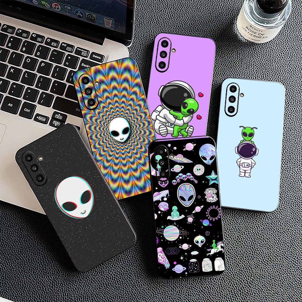 for Motorola Moto Edge 50 30 Fusion 40 NEO Ultra Pro E14 G20 E15 G35 G84 G13 G53 Case Universe Alien Galaxy Space Astronaut Sky