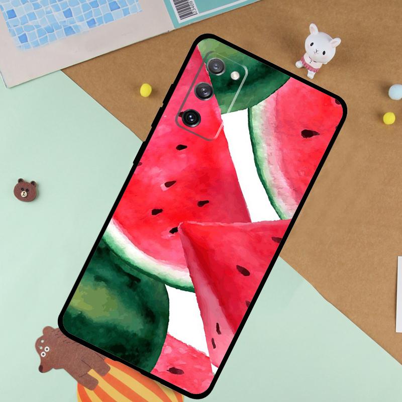 Чехол для телефона с изображением арбуза для iPhone Samsung Galaxy Redmi Xiaomi Oppo OnePlus Note SA 7 8 9 10 11 12 13 14 20 21 22 23 53 54 Pro Max Plus Ultra TPU Soft