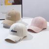 Hat Women's Summer New Hardtop Baseball Hat Men's Fashion Letter Embroidered Sunscreen Duck Tongue Hat Couple Hat