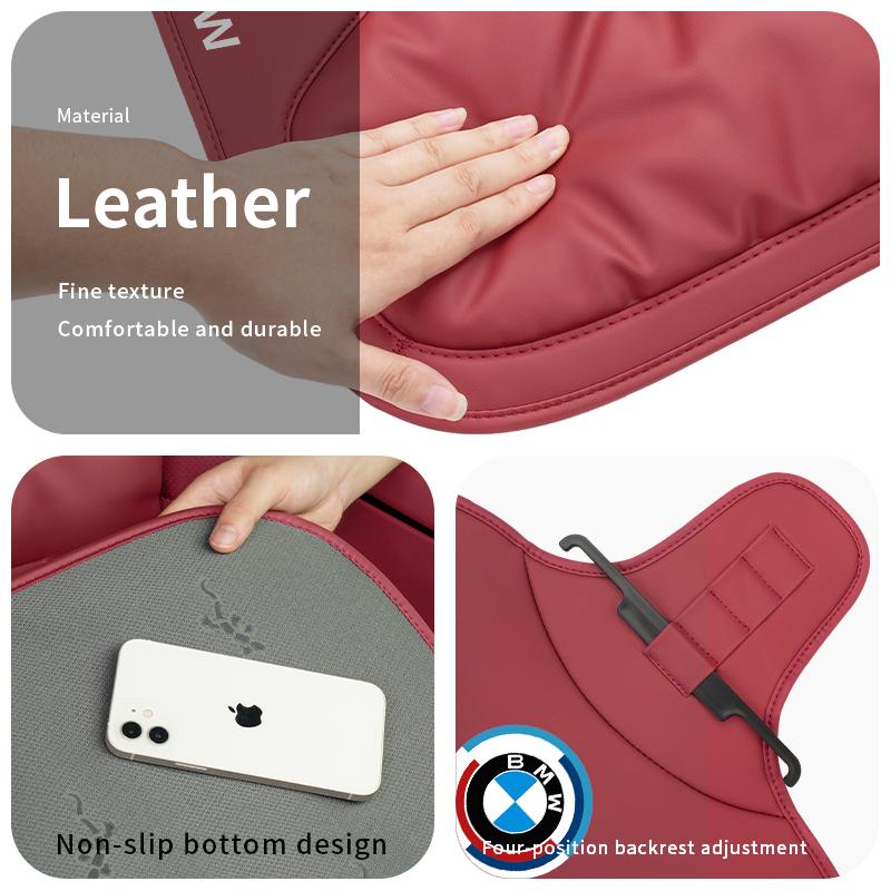 2025 Горячая Новинка Роскошный Автомобильный Велюровый Кожаный Подушка Дышащая Подушка на Заднее Сиденье Чехол на Сиденье Для BMW X3 X5 M5 M3 E46 E90 E60 F10 E39 F