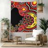 Australian Aboriginal Style Wall Decor Tapestry Art For Pet Memorial Birthdaywedding Party Backdrop Family Gift