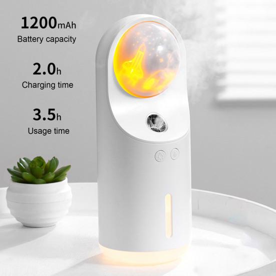 Креативный ультразвуковой увлажнитель воздуха, беспроводной герметичный увлажнитель воздуха с зарядкой через USB для общежития