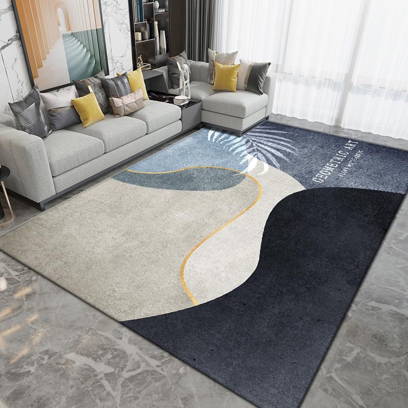 Nordic Carpet Гостиная Светлая Роскошная Коврики для Журнального Столика Спальня Большая Площадь Коврик Кухня Нескользящие Ковры