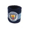 Manchester City FC Unisex Adult Crest Cotton Wristband (Pack of 2)