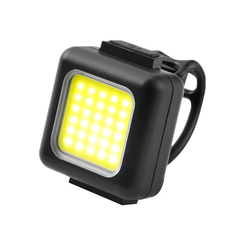 Versatile Bicycle Front Light: Cross-Border Mini, Multi-Function Warning Light for Mountain and Road Bikes