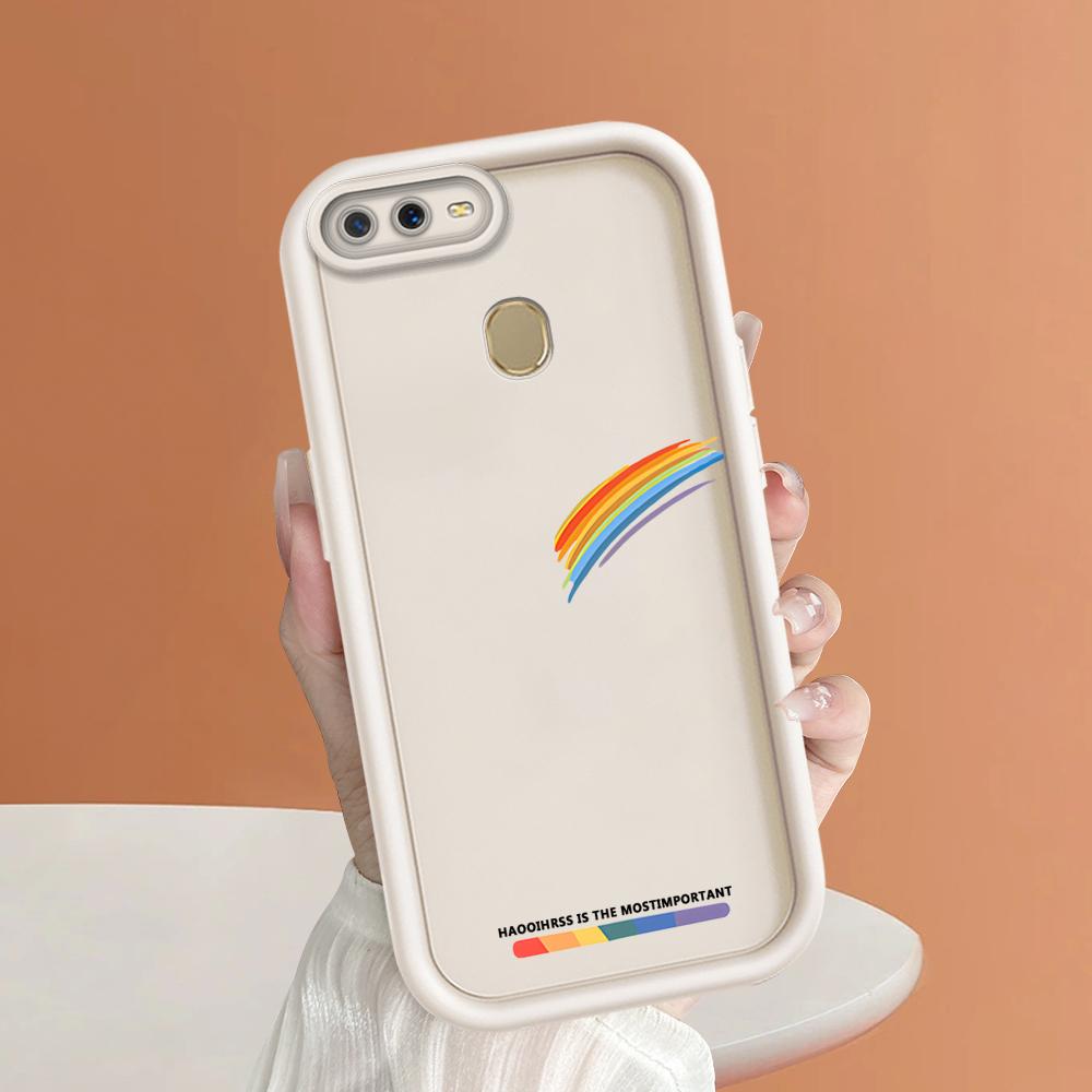 Мягкие силиконовые квадратные лестницы с мультяшным узором, полное покрытие, защита камеры, противоударный чехол для OPPO Reno Realme OnePlus