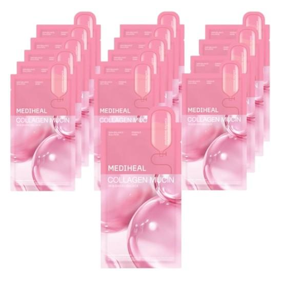 Mediheal Коллагеновая эссенция-маска с муцином – 20 мл, 15 шт.