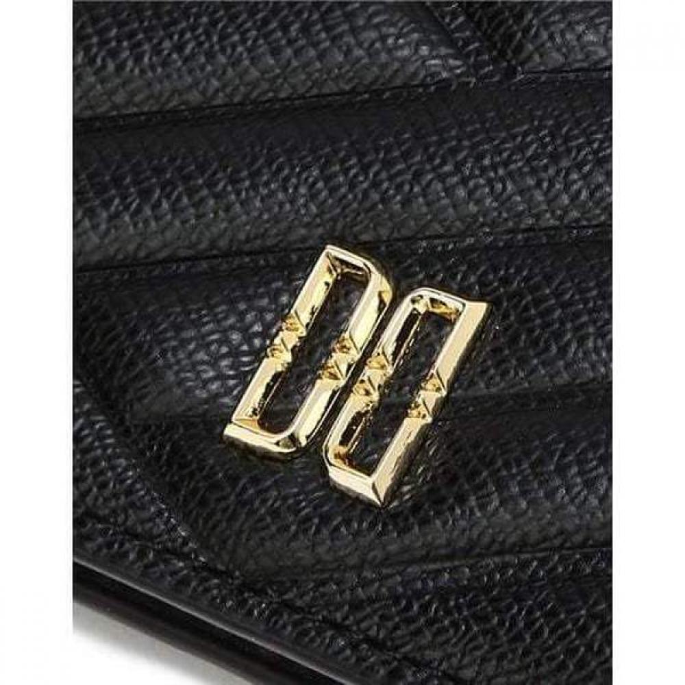 Daks Black Calfskin Gold Dd Compact Wallet Dcwa4f270bk