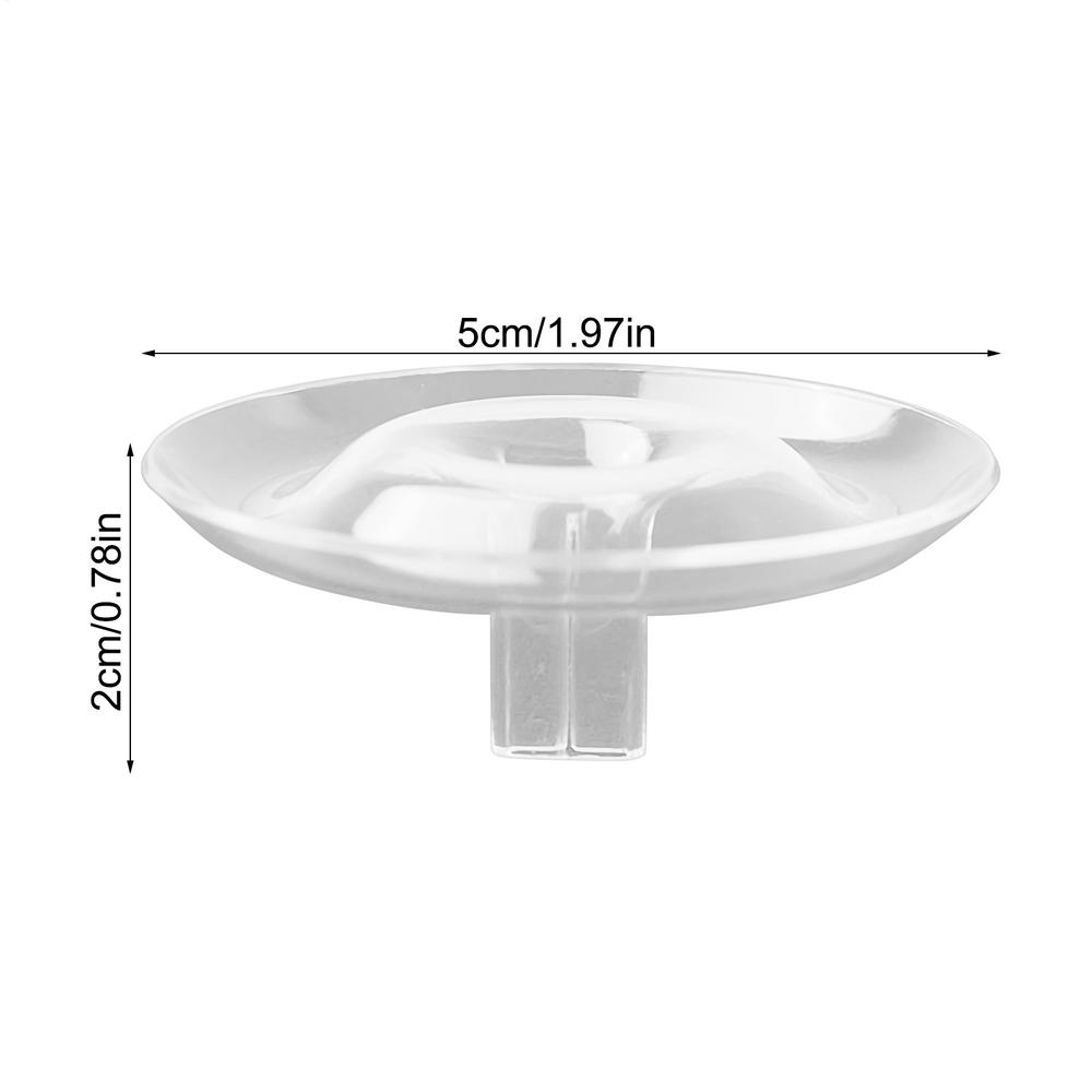 Clear Floating Flower Holder 10 Piece Set Hydroponic Stem Display Organizer for Vases, Floating Floral Arranger for Home Decor