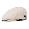 Casual Color Solid Cotton Beret Hat Women Breathable Travel Cap Spring Summer