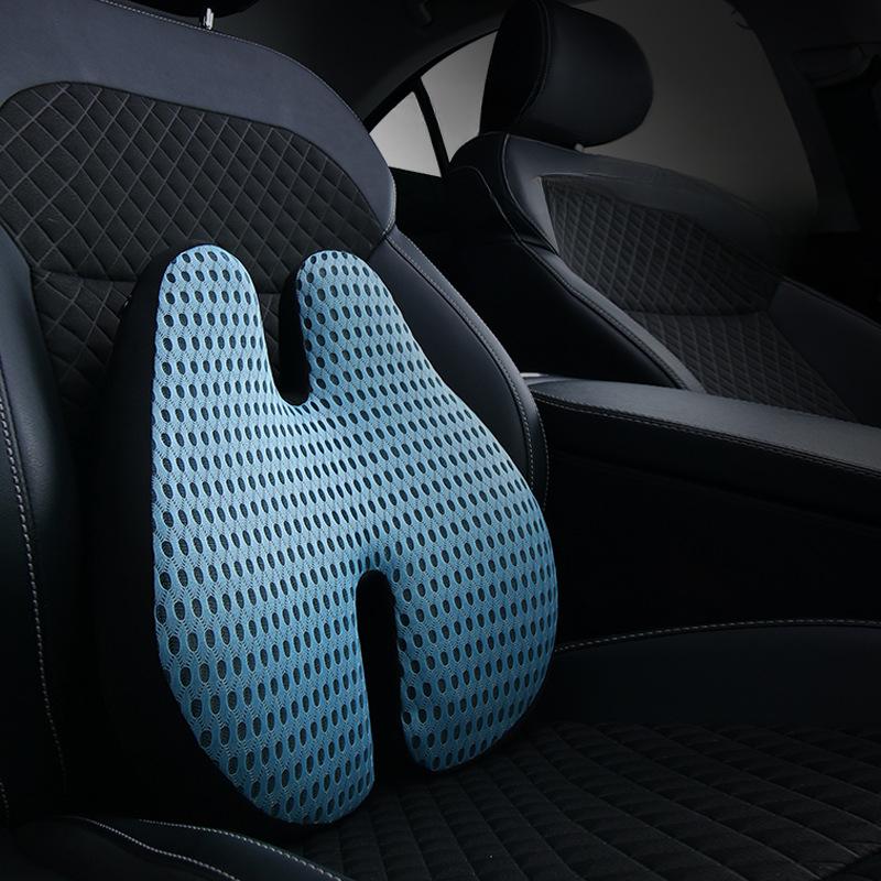 Car Driver Pillow Memory Foam Lumbar Cushion for Office Chair Summer Car Waist Support Cushion Lumbar Support Pillow