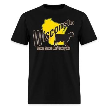 Wisconsin Dairy Air Funny Men's T-Shirt