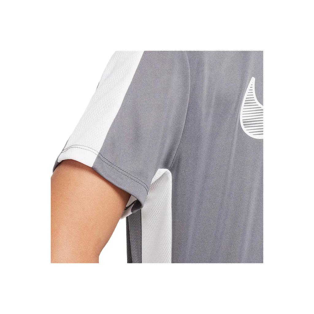Nike Dri-Fit Trophy 23 Удобная Стильная Простая Футболка с Коротким Рукавом Детские Топы Дымчато-Серый HF8079-085