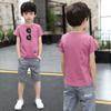Summer Teenager Boys Clothes Casual Outfit Kids Tracksuit Child T Shirt + Shorts Pant