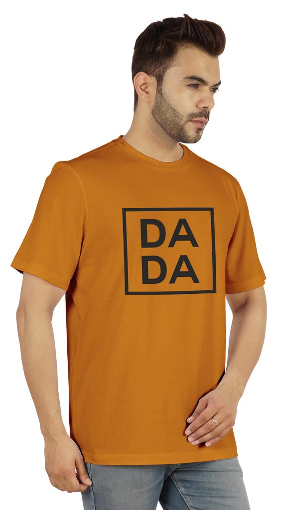Inkmeso Мужская футболка с графическим принтом Da Da Quotes First Time Daddy, хлопковый джерси