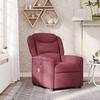VidaXL Reclining Massage Chair Bordeaux Red Fabric, Massage Chair, Armchair, Sofa Armchair, Armchair of 4015609