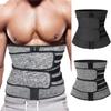 Men Sweat Waist Trainer Cincher Back Support Sauna Trimmer Belt Tummy Control Body Shaper Workout Compression Belly Shapers Slimming Shapewear