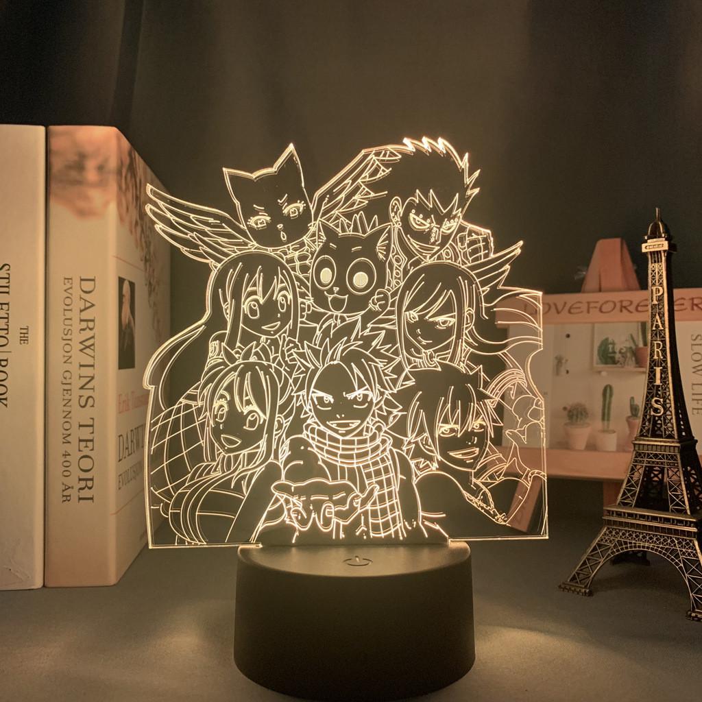 Fairy Tail Led Night Lamp With Color Changing Features And Usb Power For Kid Room